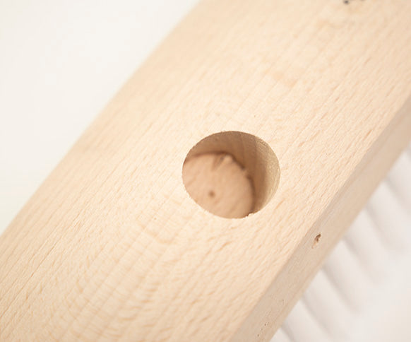 Everyday Wooden Deck Scrub With Fitted Handle - Stiff